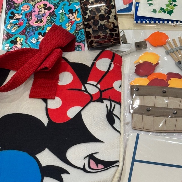 Scrapbooking lot 55+ Jolees HelloKitty Snoopy Disney Pooh Mickey MrsGrossmans - Picture 7 of 8